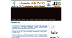 Desktop Screenshot of jornadassarteco.org