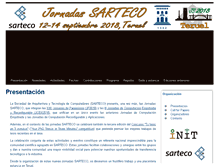Tablet Screenshot of jornadassarteco.org